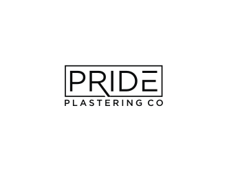 Pride Plastering Co. logo design by narnia