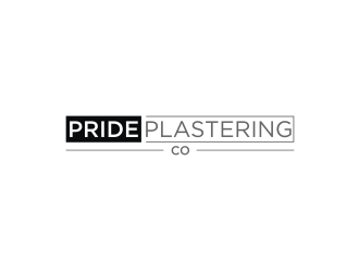 Pride Plastering Co. logo design by narnia