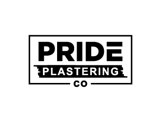 Pride Plastering Co. logo design by mewlana