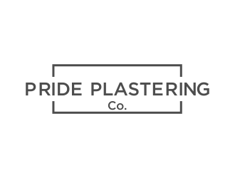 Pride Plastering Co. logo design by Purwoko21