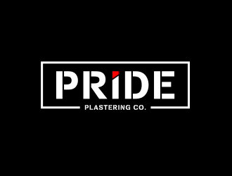 Pride Plastering Co. logo design by perf8symmetry