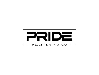 Pride Plastering Co. logo design by graphica