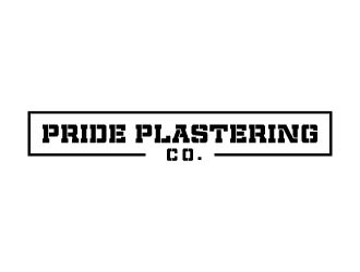 Pride Plastering Co. logo design by maserik