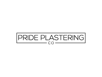 Pride Plastering Co. logo design by tukangngaret