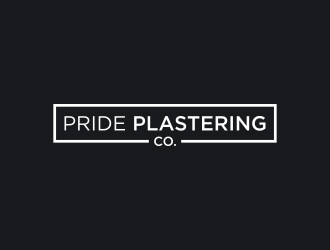 Pride Plastering Co. logo design by uptogood