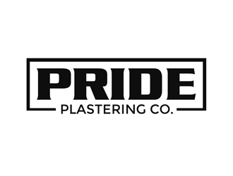Pride Plastering Co. logo design by kunejo