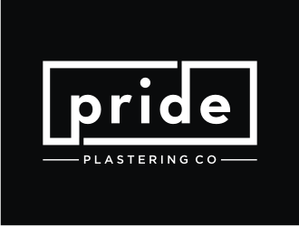 Pride Plastering Co. logo design by christabel