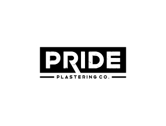 Pride Plastering Co. logo design by CreativeKiller
