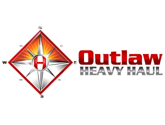 Outlaw Heavy Haul logo design by Suvendu