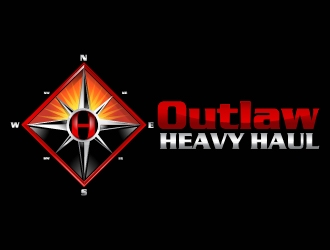 Outlaw Heavy Haul logo design by Suvendu