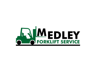 Medley Forklift Service logo design by Kruger