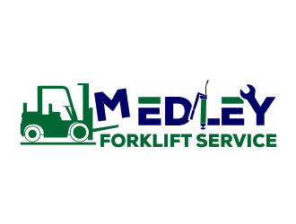 Medley Forklift Service logo design by kopipanas