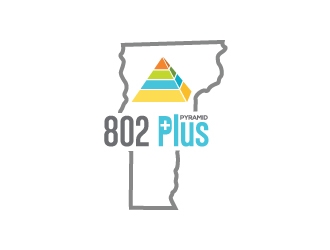 Pyramid 802 Plus logo design by zakdesign700