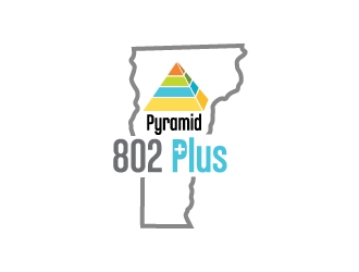 Pyramid 802 Plus logo design by zakdesign700