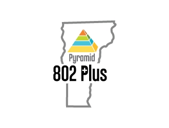 Pyramid 802 Plus logo design by zakdesign700
