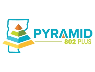 Pyramid 802 Plus logo design by jaize