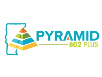 Pyramid 802 Plus logo design by jaize