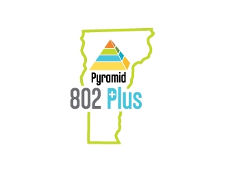 Pyramid 802 Plus logo design by zakdesign700