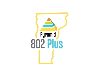 Pyramid 802 Plus logo design by zakdesign700