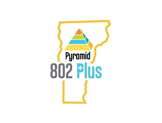 Pyramid 802 Plus logo design by zakdesign700