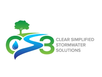 CS3 - Clear Simplified Stormwater Solutions logo design by jaize