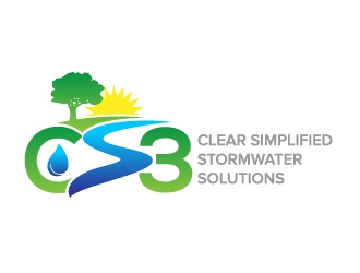 CS3 - Clear Simplified Stormwater Solutions logo design by jaize