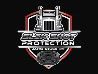 SLIK SHOT PROTECTION  AUTO TRUCK RV  logo design by AamirKhan