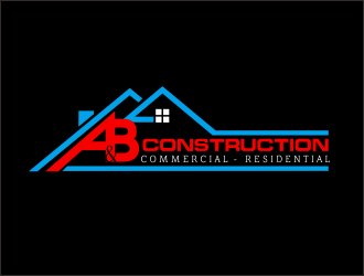 A & B Construction logo design by bosbejo