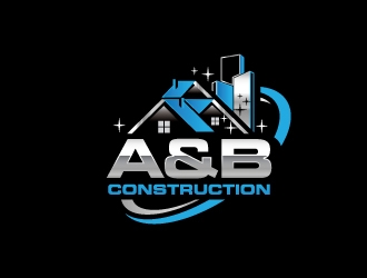 A & B Construction logo design by zakdesign700