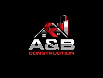 A & B Construction logo design by zakdesign700