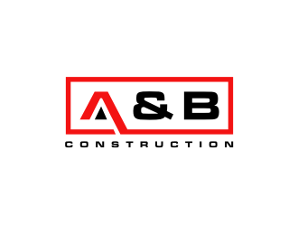 A & B Construction logo design by Barkah