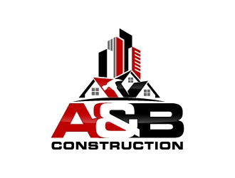 A & B Construction logo design by jaize
