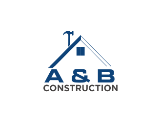 A & B Construction logo design by Greenlight