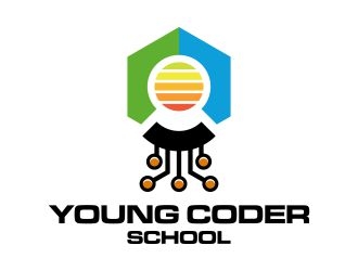 Young Coder School logo design by N3V4