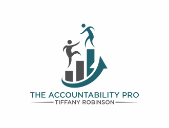 The Accountability Pro (with my name Tiffany Robinson as an added element that can be added or removed) logo design by luckyprasetyo