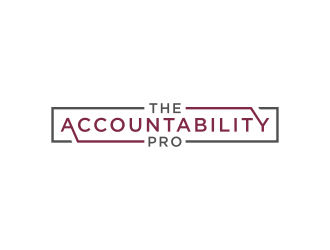 The Accountability Pro (with my name Tiffany Robinson as an added element that can be added or removed) logo design by checx