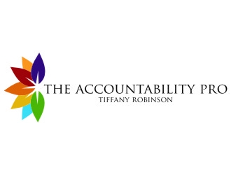 The Accountability Pro (with my name Tiffany Robinson as an added element that can be added or removed) logo design by jetzu