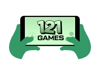 121Games logo design by Royan
