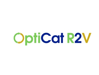 OptiCat R2V logo design by shravya