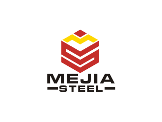 The Mejia Steel Company logo design by BintangDesign