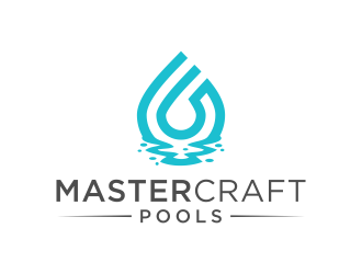 MasterCraft Pools logo design by uptogood