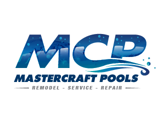 MasterCraft Pools logo design by PRN123