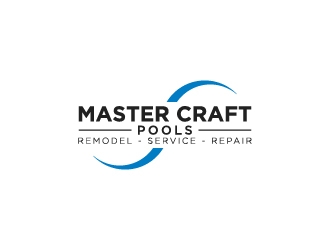 MasterCraft Pools logo design by wongndeso