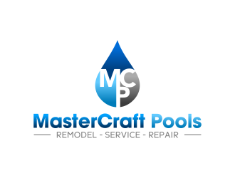 MasterCraft Pools logo design by ingepro