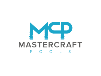 MasterCraft Pools logo design by czars