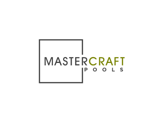 MasterCraft Pools logo design by bricton