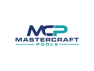 MasterCraft Pools logo design by bricton