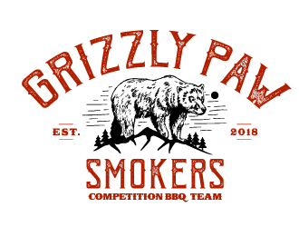 Grizzly Paw Smokers logo design by Ultimatum