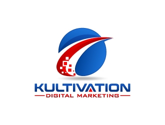 Kultivation Digital Marketing logo design by pencilhand