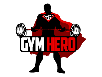 Gym Hero logo design by lestatic22